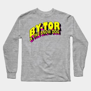 By-Tor and the Snow Dog Superhero-Style Logo Long Sleeve T-Shirt